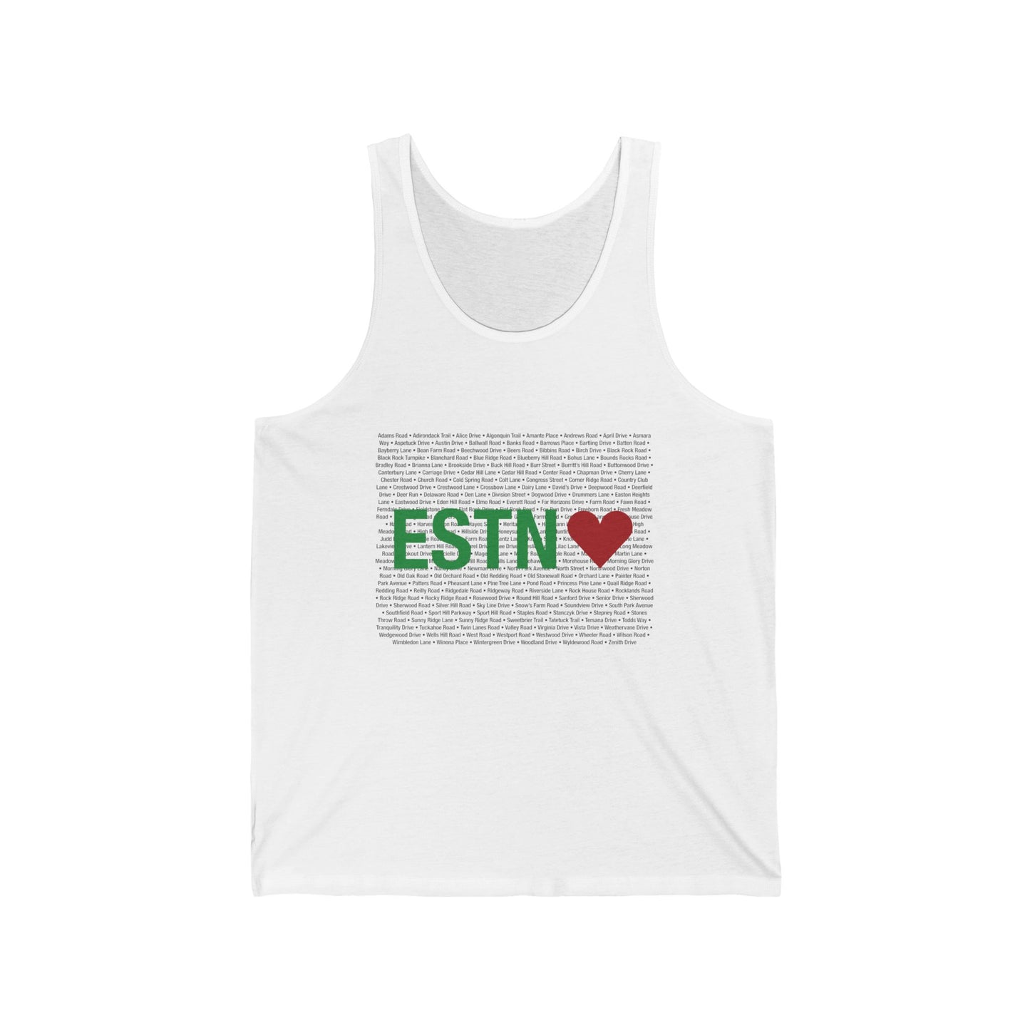 Easton Love Unisex Jersey Tank Top