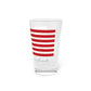 Newtown Connecticut Flag Pint Glass, 16oz