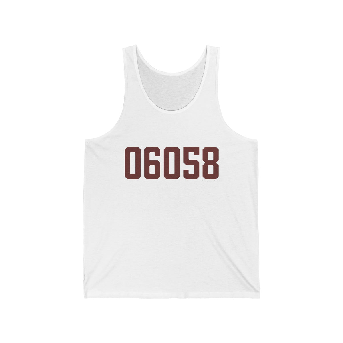 06058 Norfolk Connecticut Zip Code Unisex Jersey Tank Top