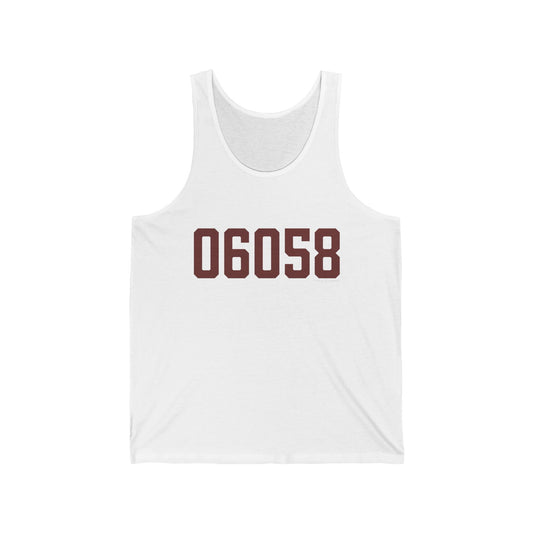 06058 Norfolk Connecticut Zip Code Unisex Jersey Tank Top
