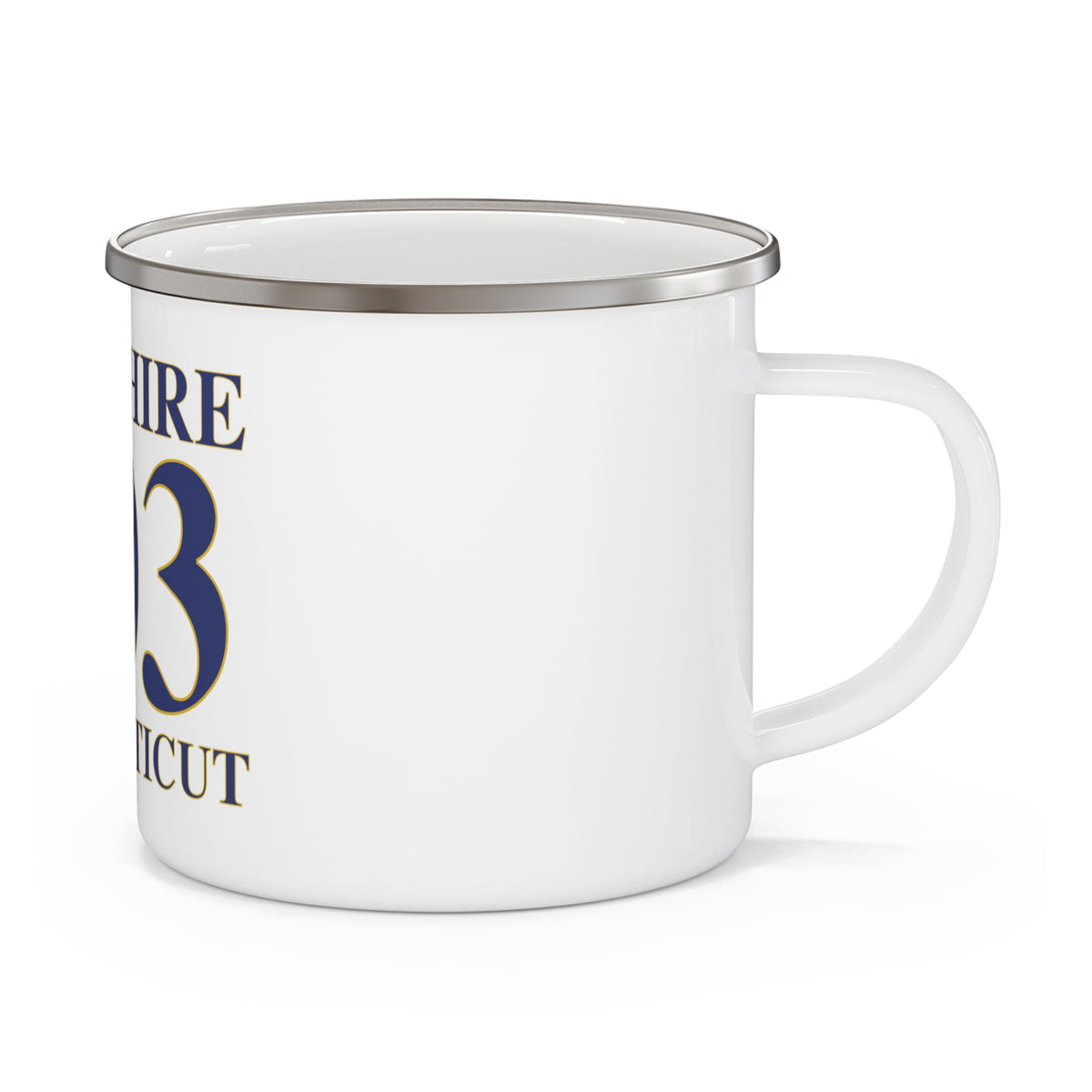 Cheshire 203 Connecticut Enamel Camping Mug