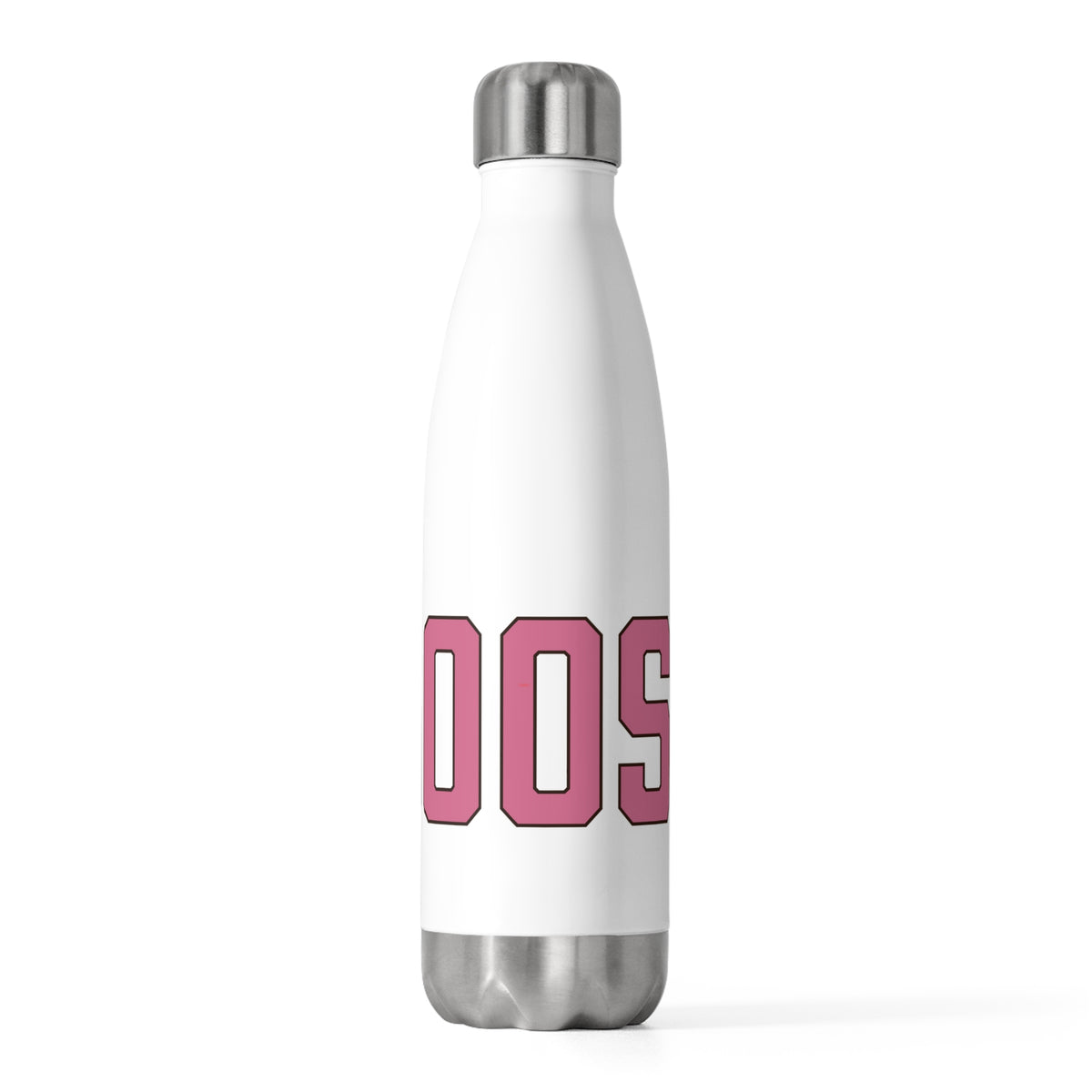 Goose Zip Code Pink & Black 20oz Insulated Bottle