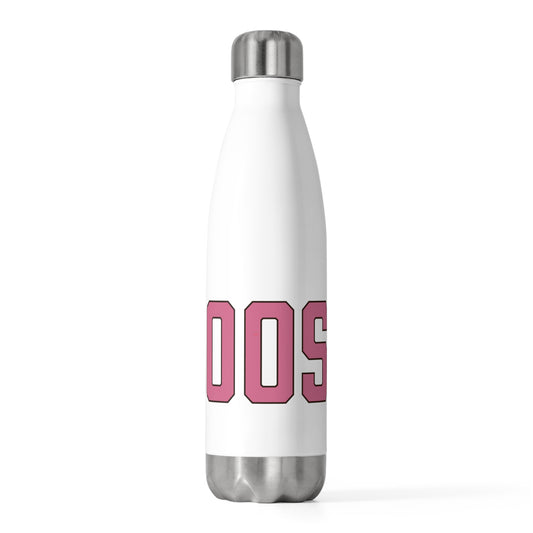 Goose Zip Code Pink & Black 20oz Insulated Bottle