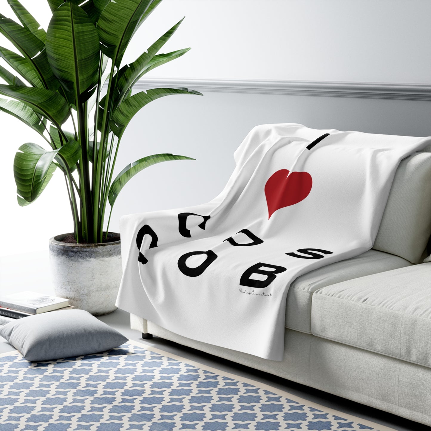 Cos Cob Vision Sherpa Fleece Blanket