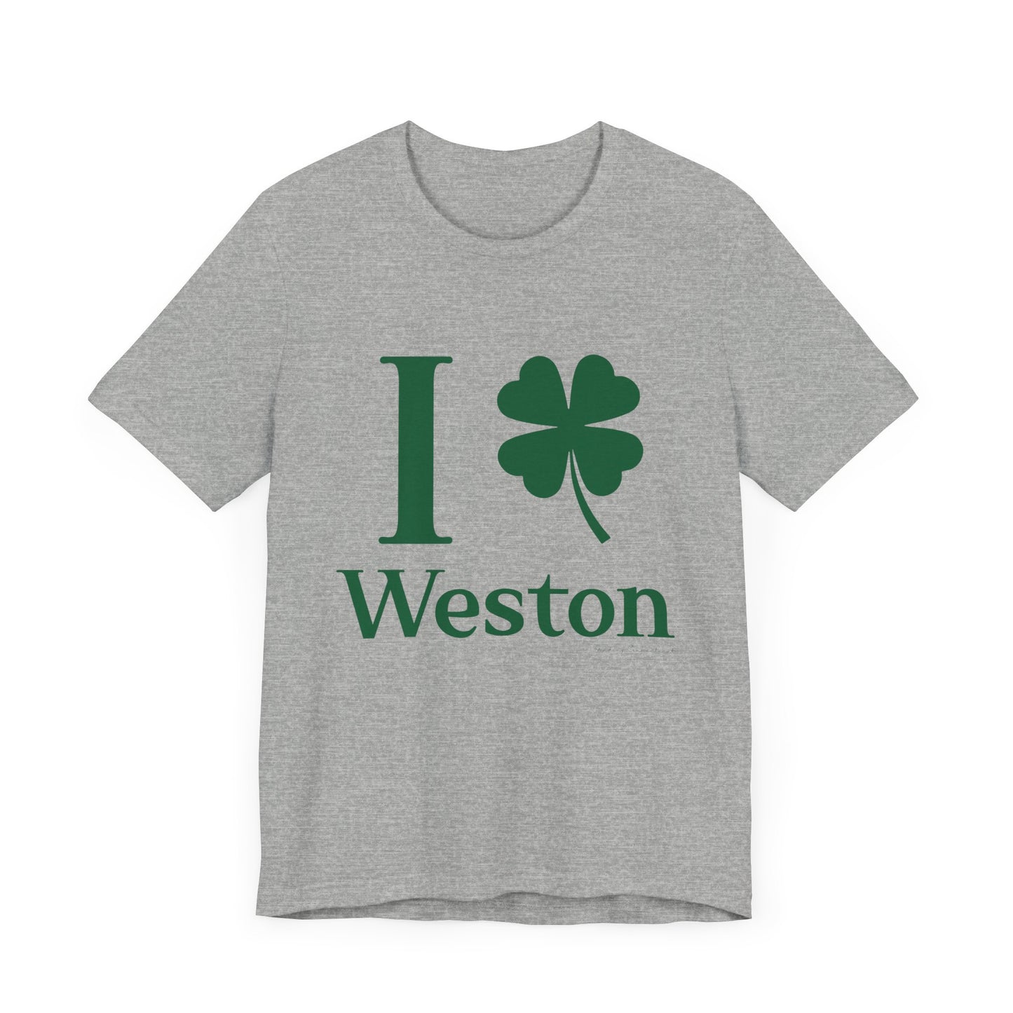 I Clover Weston (green) Unisex Jersey Short Sleeve Tee