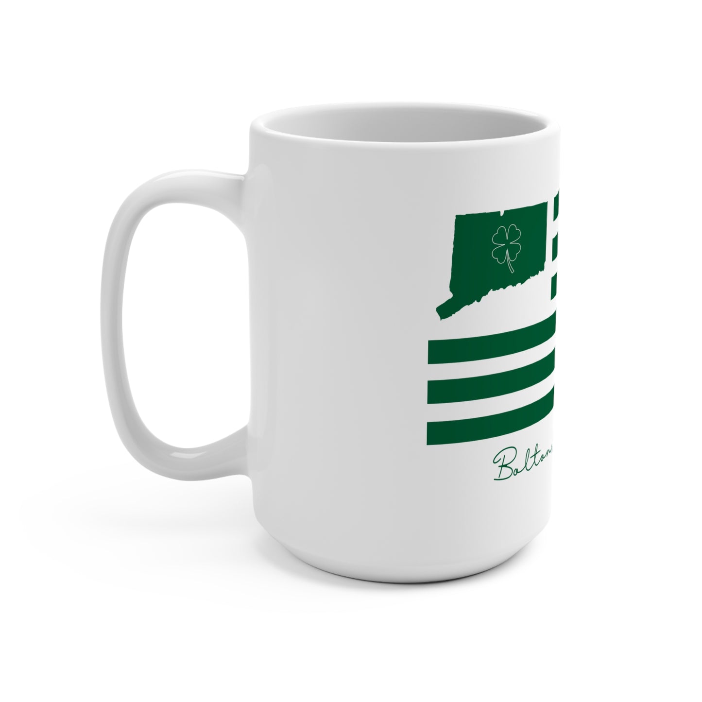 Bolton Connecticut St. Patrick’s Day Flag Mug 15oz