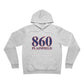 860 Plainfield Red, White & Blue Unisex Sponge Fleece Pullover Hoodie