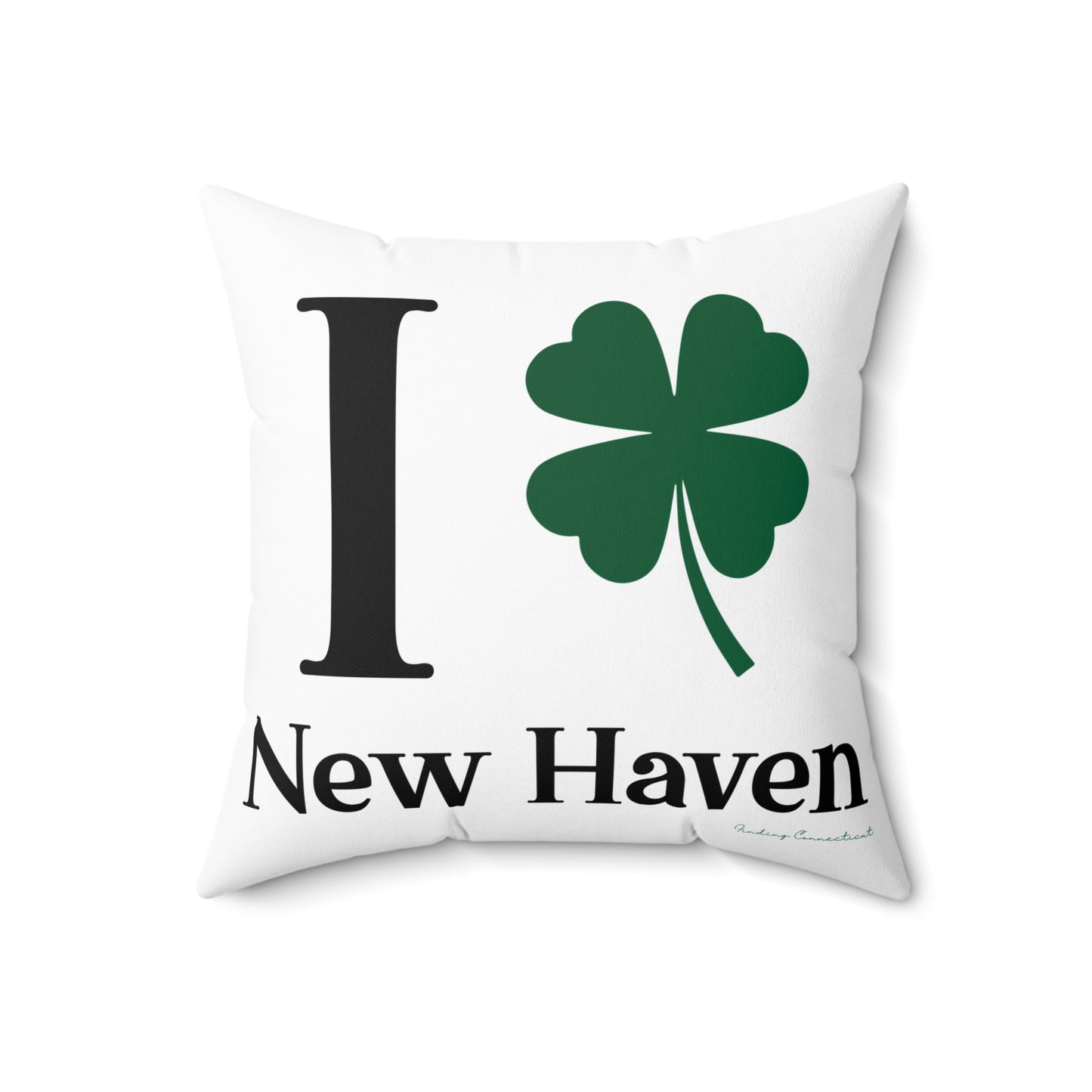 I Clover New Haven Spun Polyester Square Pillow