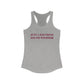 Just a kid from South Windsor Women's Ideal Racerback Tank Top