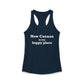 New Canaan Is My Happy Place Women's Ideal Racerback Tank Top