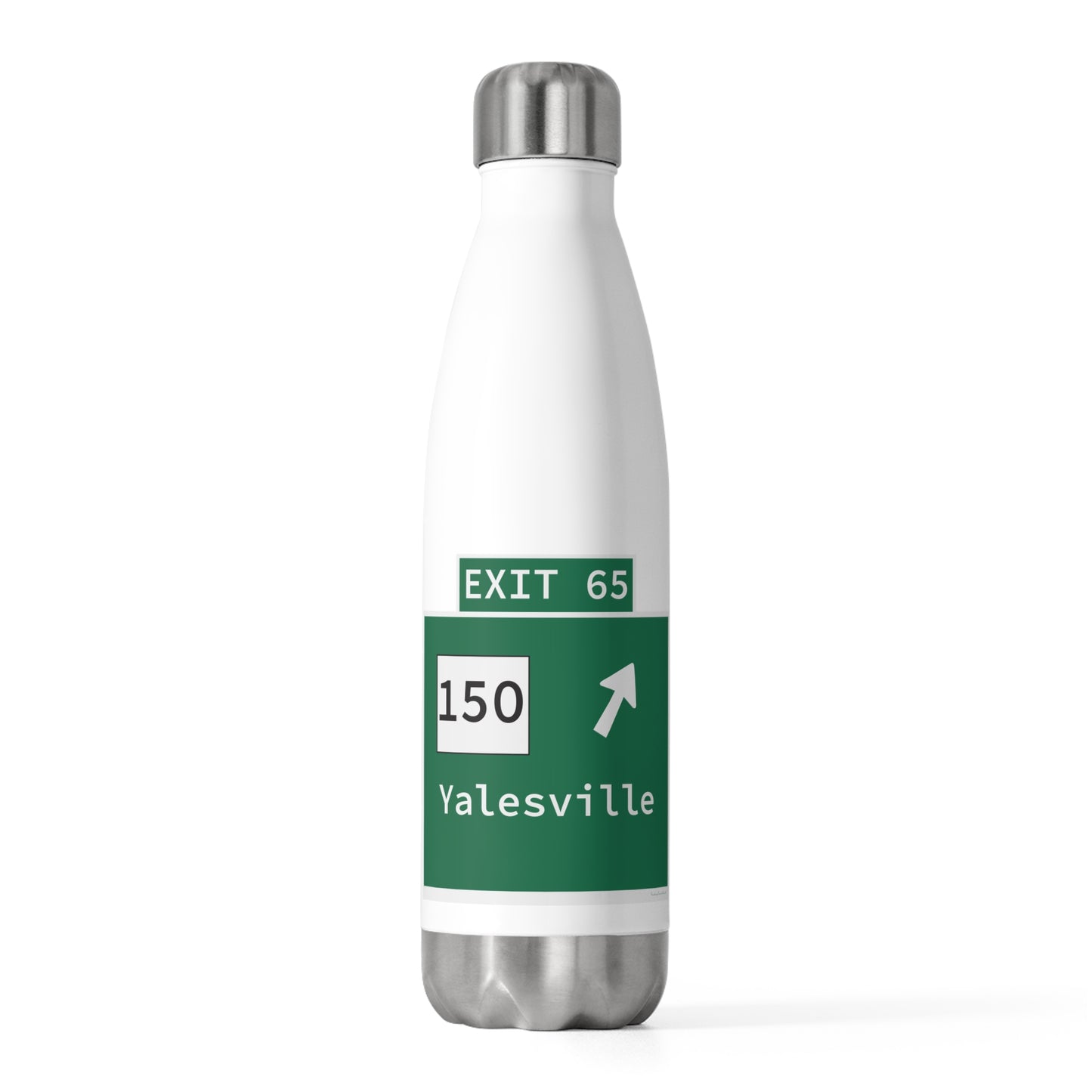 Vintage WCP Exit 65 Sign 20oz Insulated Bottle