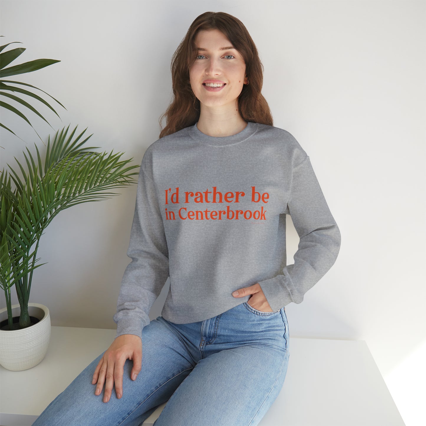 I'd rather be in Centerbrook Unisex Heavy Blend™ Crewneck Sweatshirt