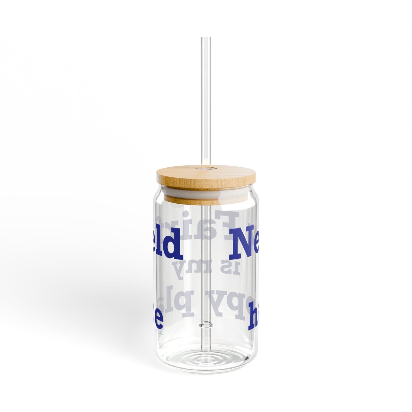 New Fairfield Is My Happy Place Sipper Glass, 16oz