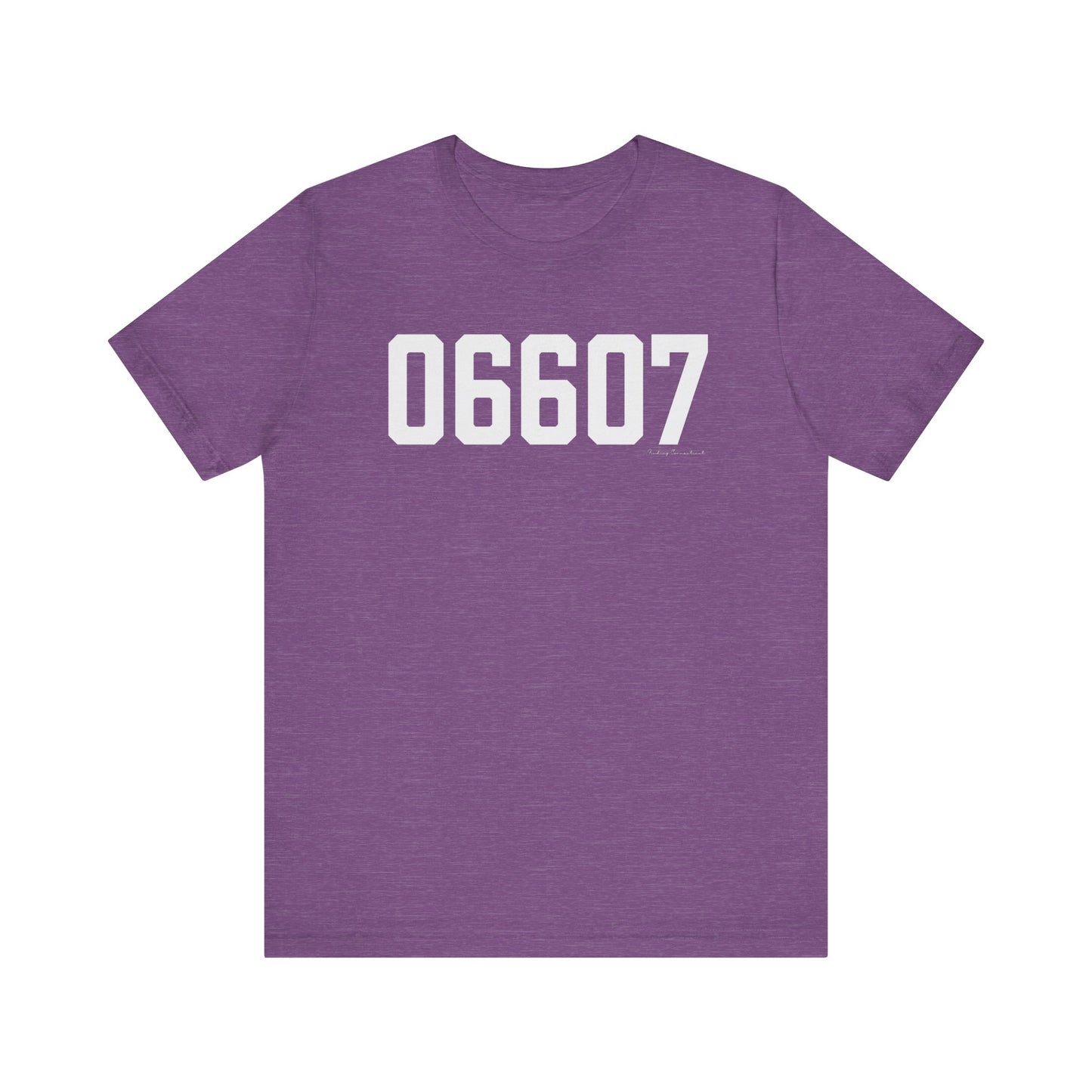 06607 Bridgeport CT Zip Code Unisex Jersey Short Sleeve T-Shirt