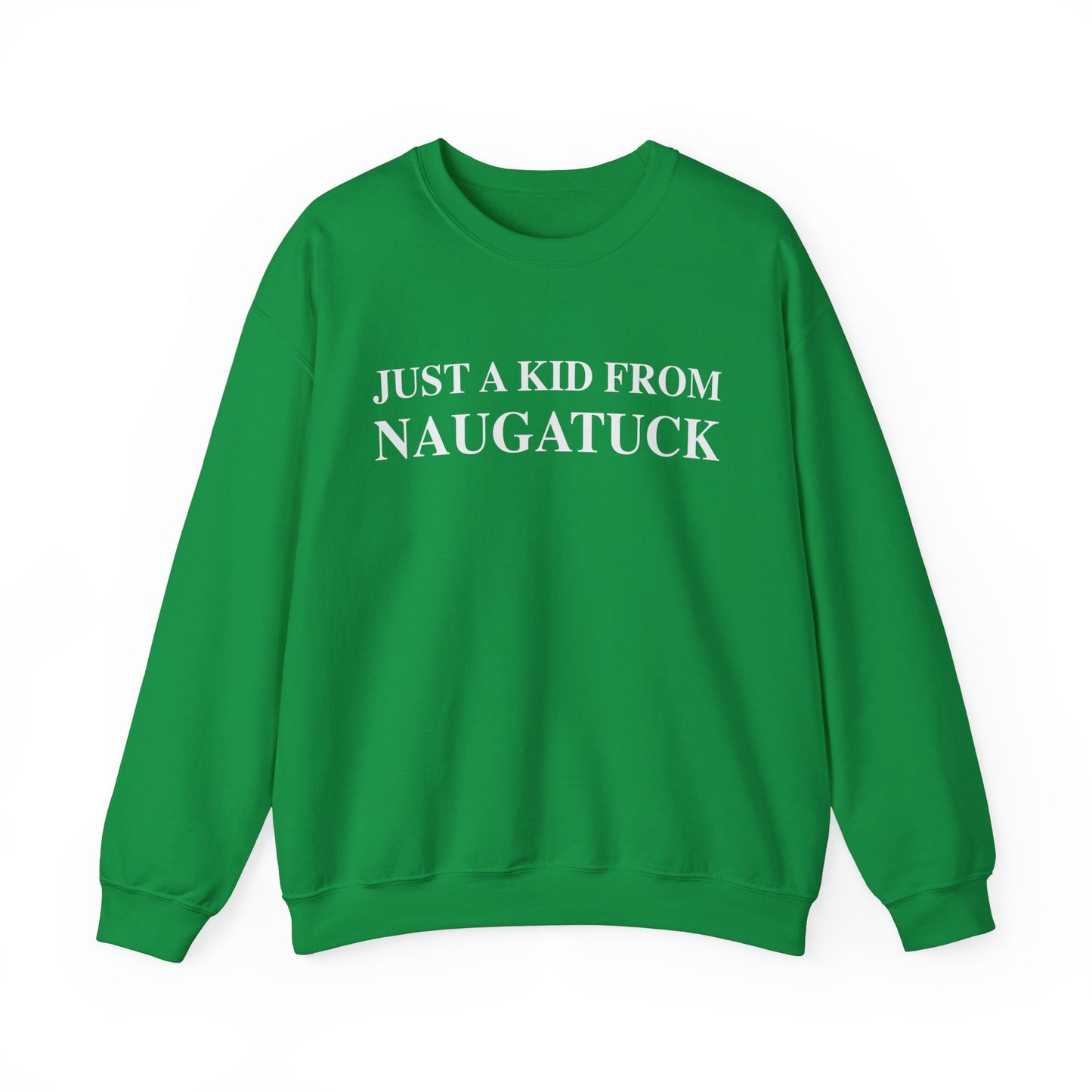 Just a kid from Naugatuck Unisex Heavy Blend™ Crewneck Sweatshirt