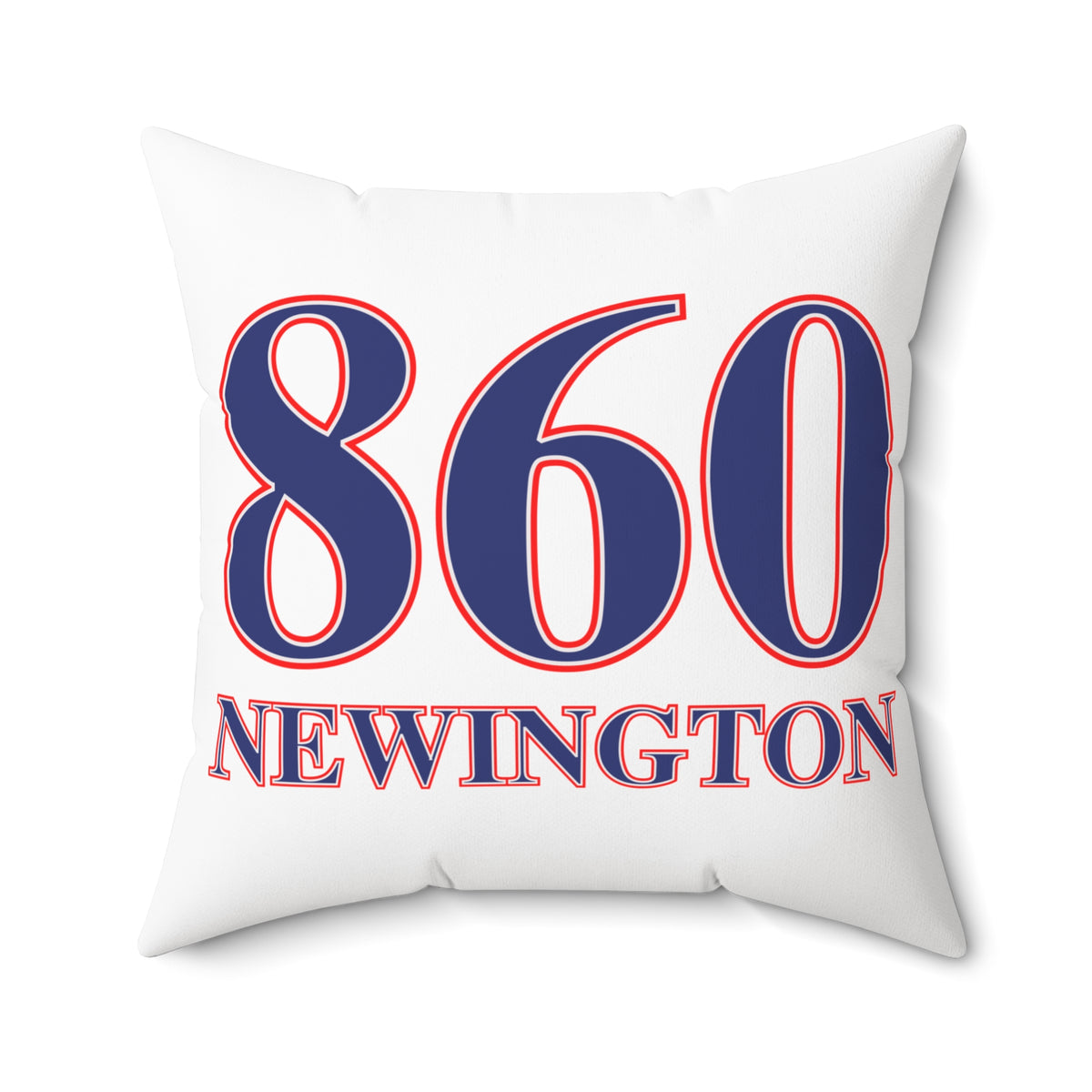 860 Newington Red, White & Blue Spun Polyester Square Pillow
