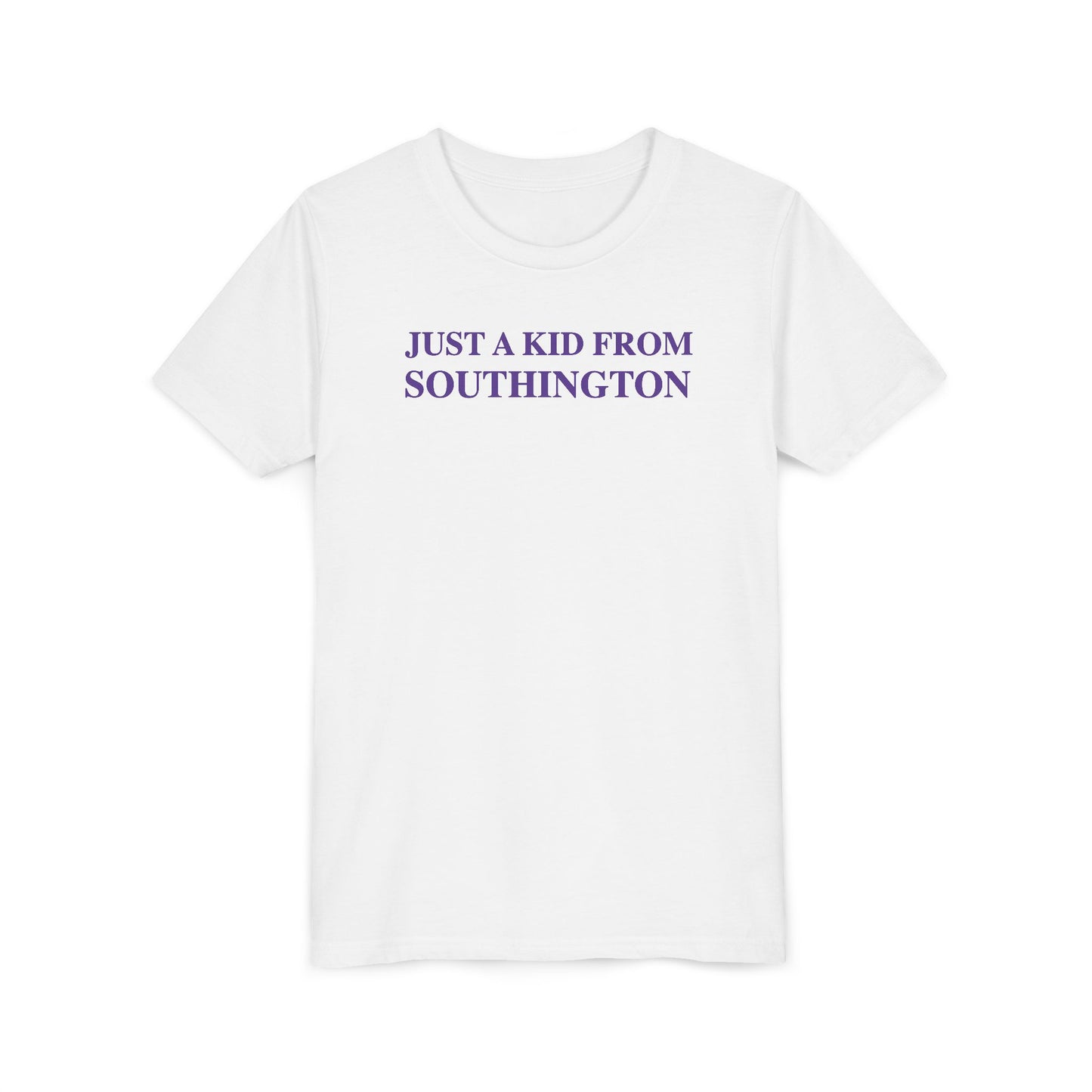 Just a kid from Southington Youth Short Sleeve T-Shirt