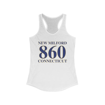 New Milford 860 Connecticut Women's Ideal Racerback Tank