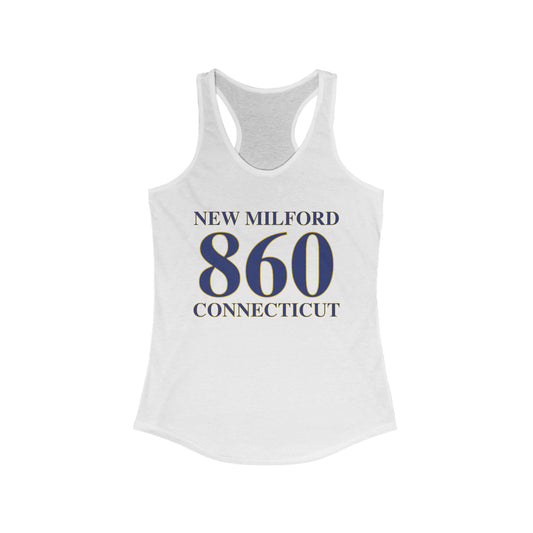 New Milford 860 Connecticut Women's Ideal Racerback Tank