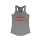 Stratfield Is My Happy Place Women's Ideal Racerback Tank Top