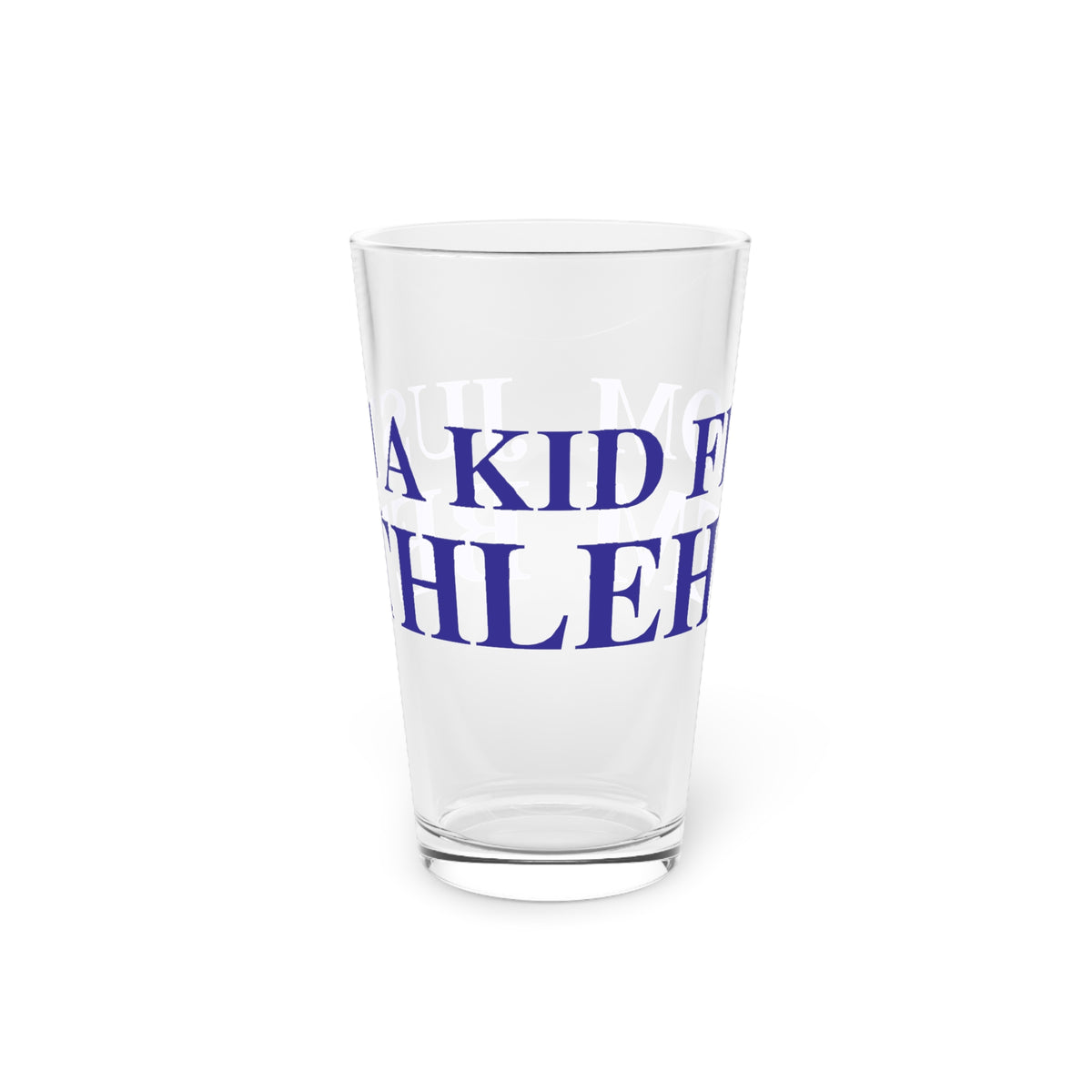 Just a kid from Bethlehem Pint Glass, 16oz