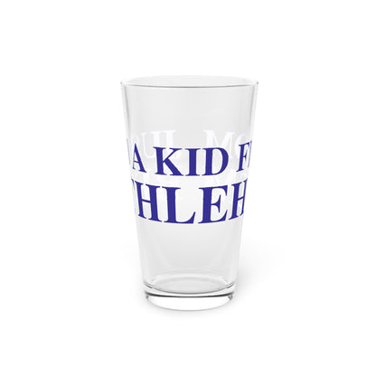 Just a kid from Bethlehem Pint Glass, 16oz