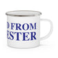 Just a kid from Colchester Enamel Camping Mug