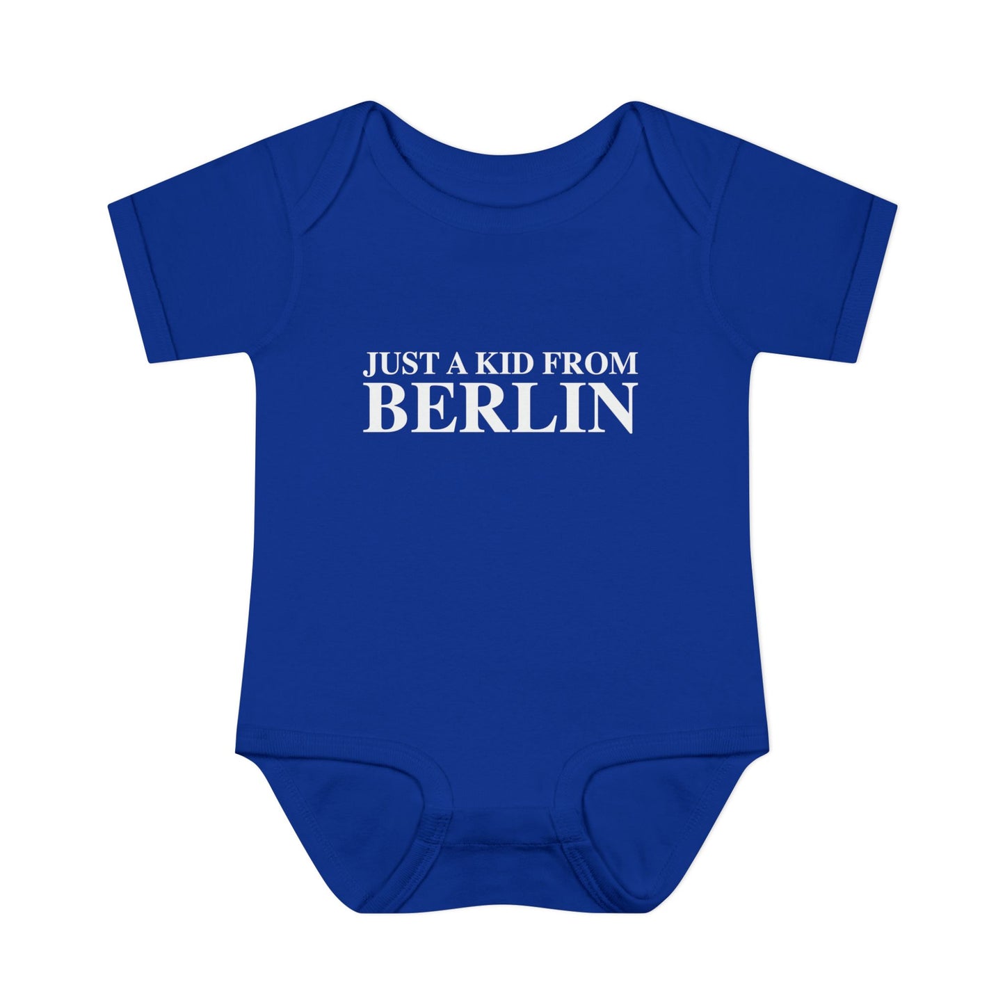 Just a kid from Berlin Infant Baby Rib Bodysuit