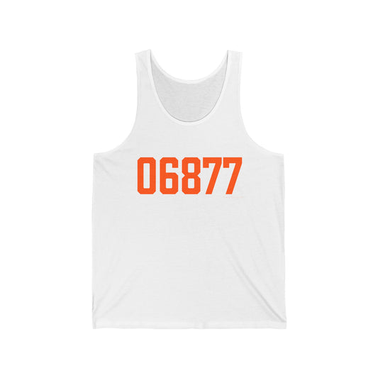 06877 Ridgefield Connecticut Zip Code Unisex Jersey Tank Top