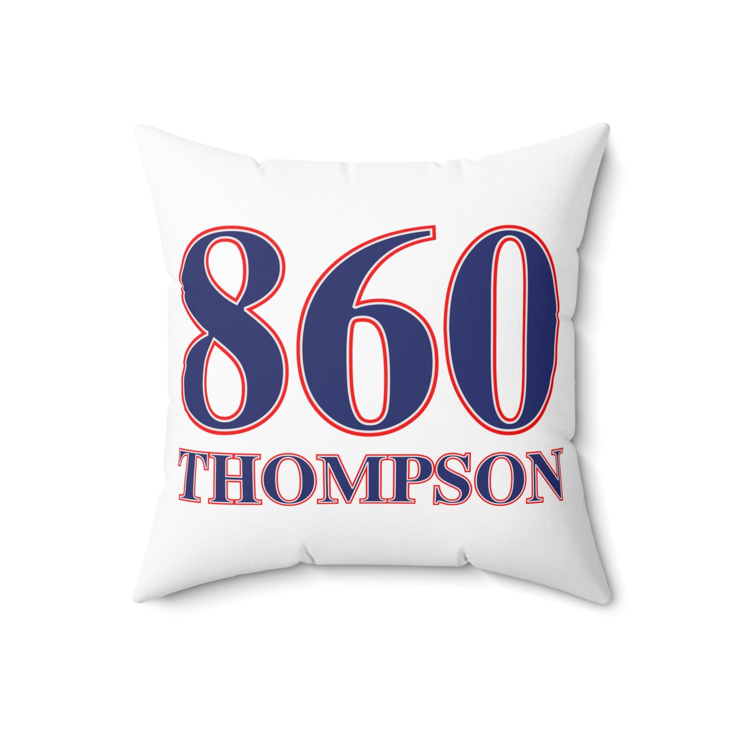 860 Thompson Red, White & Blue  Spun Polyester Square Pillow