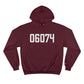 06074 - South Windsor CT Zip Code  Champion Hoodie