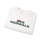 Love Norwalk Unisex Heavy Blend™ Crewneck Sweatshirt