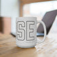 Goose Zip Code White & Black Mug 15oz