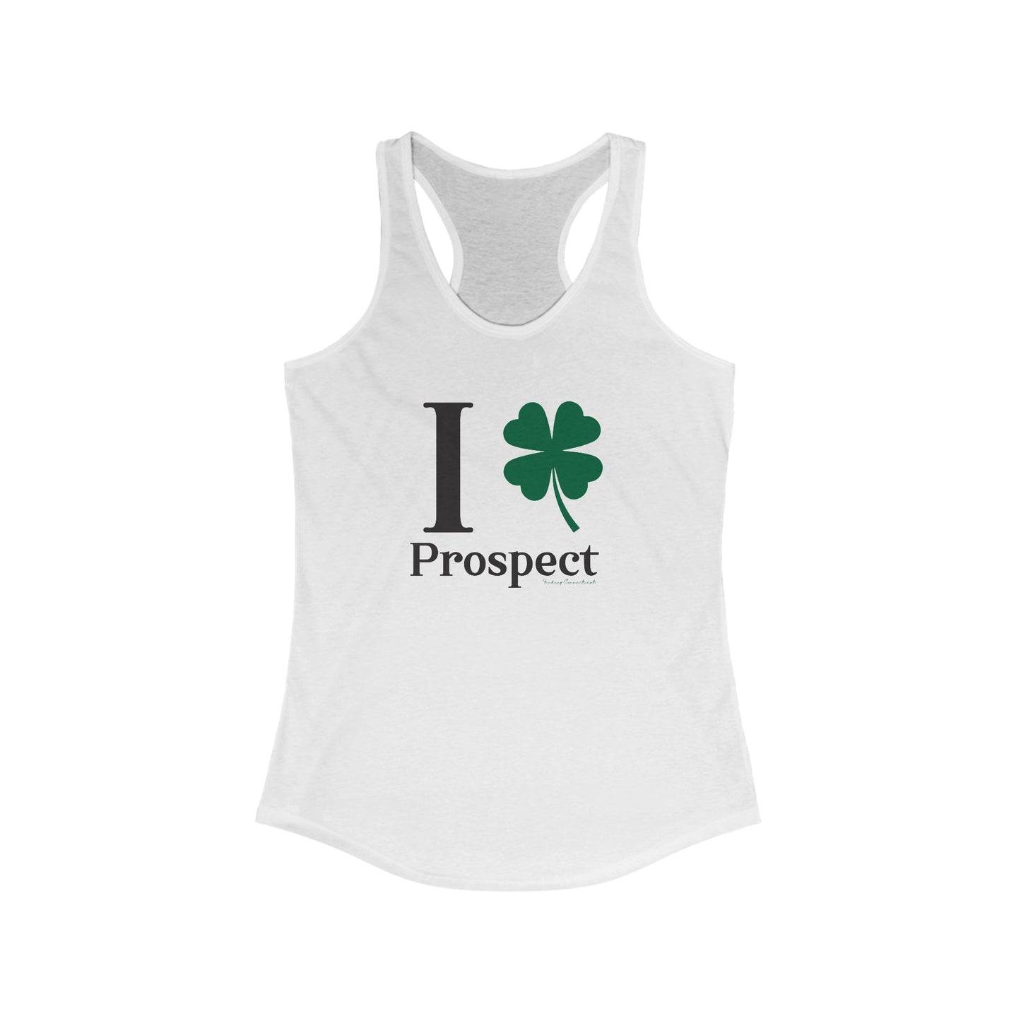 I Clover Prospect Women's Ideal Racerback Tank Top