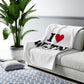 I Heart WLTN Sherpa Fleece Blanket