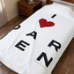Darien Vision Velveteen Plush Blanket