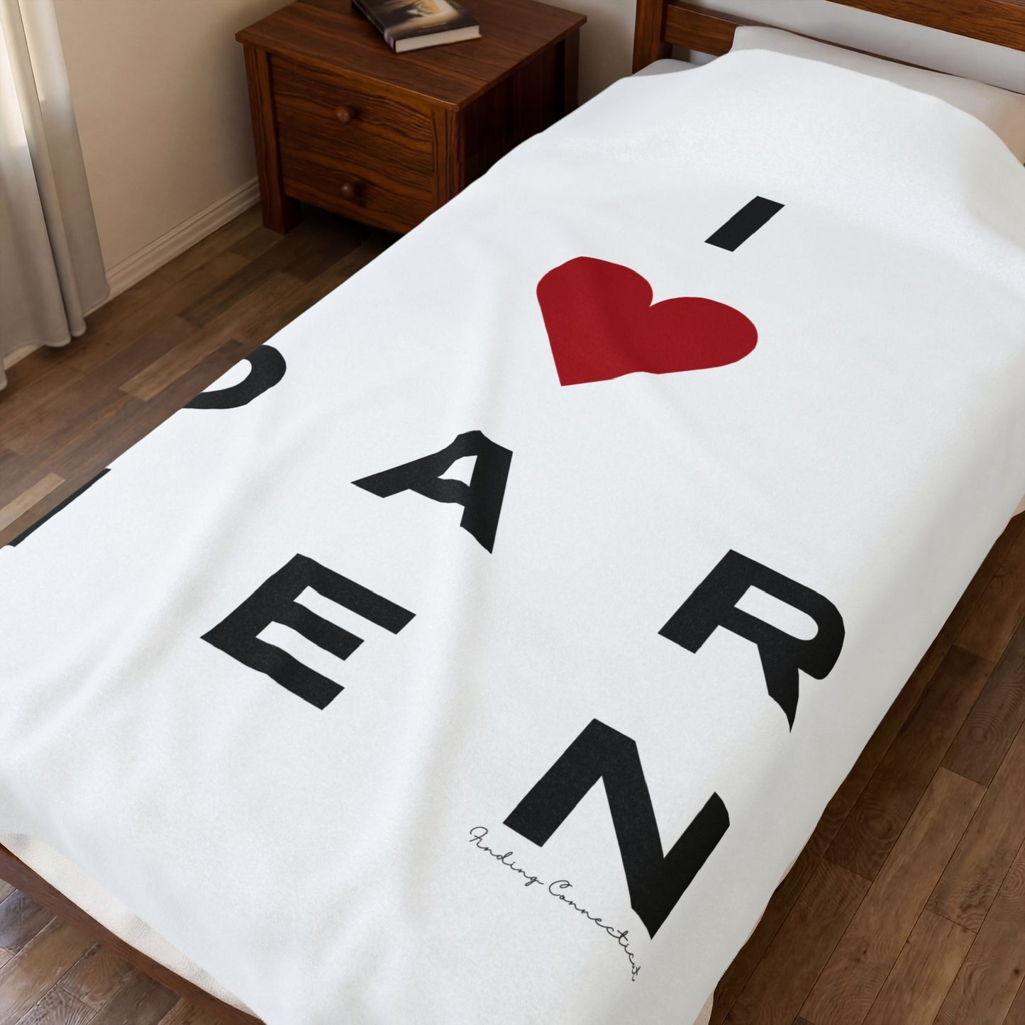 Darien Vision Velveteen Plush Blanket