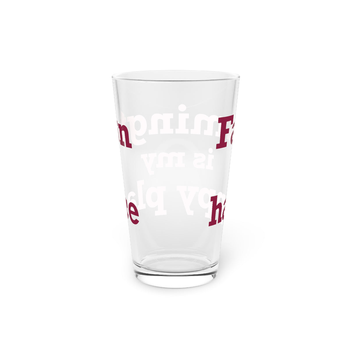 Farmington is My Happy Place Pint Glass, 16oz