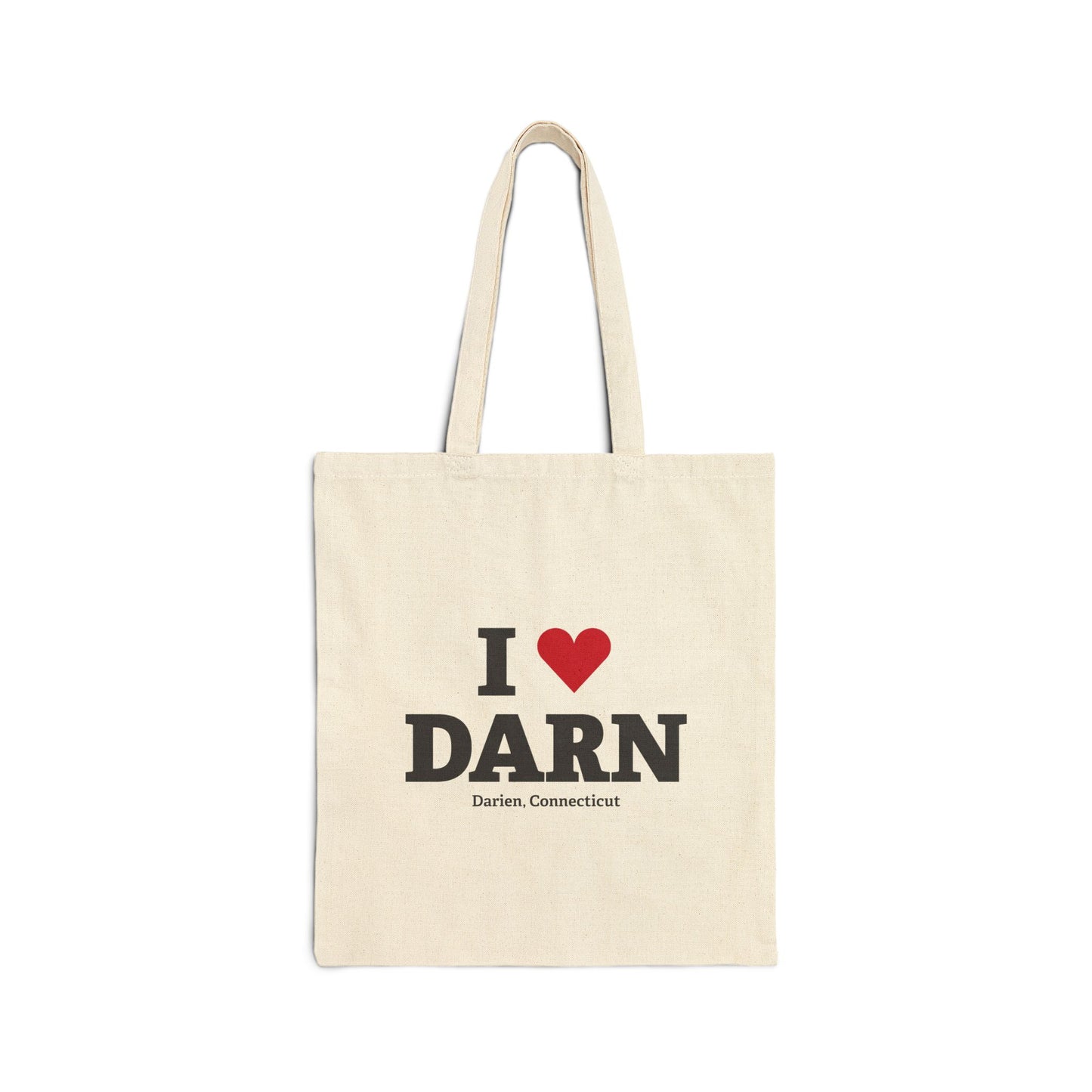 I Heart DARN Cotton Canvas Tote Bag