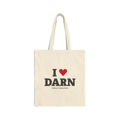 I Heart DARN Cotton Canvas Tote Bag