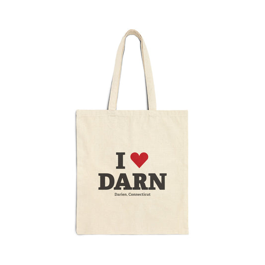 I Heart DARN Cotton Canvas Tote Bag