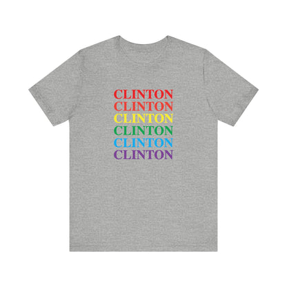 Clinton Pride Unisex Jersey Short Sleeve Tee