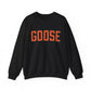 Goose Zip Code Orange & Green Unisex Heavy Blend™ Crewneck Sweatshirt