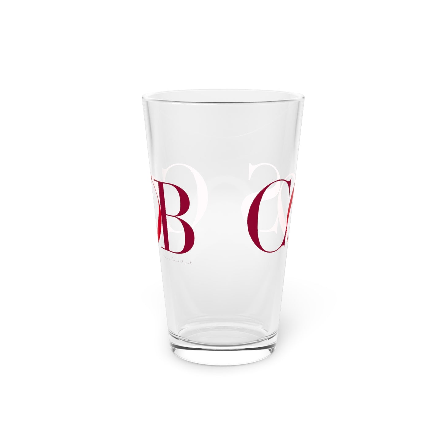 41 Tilt Cos Cob Pint Glass, 16oz