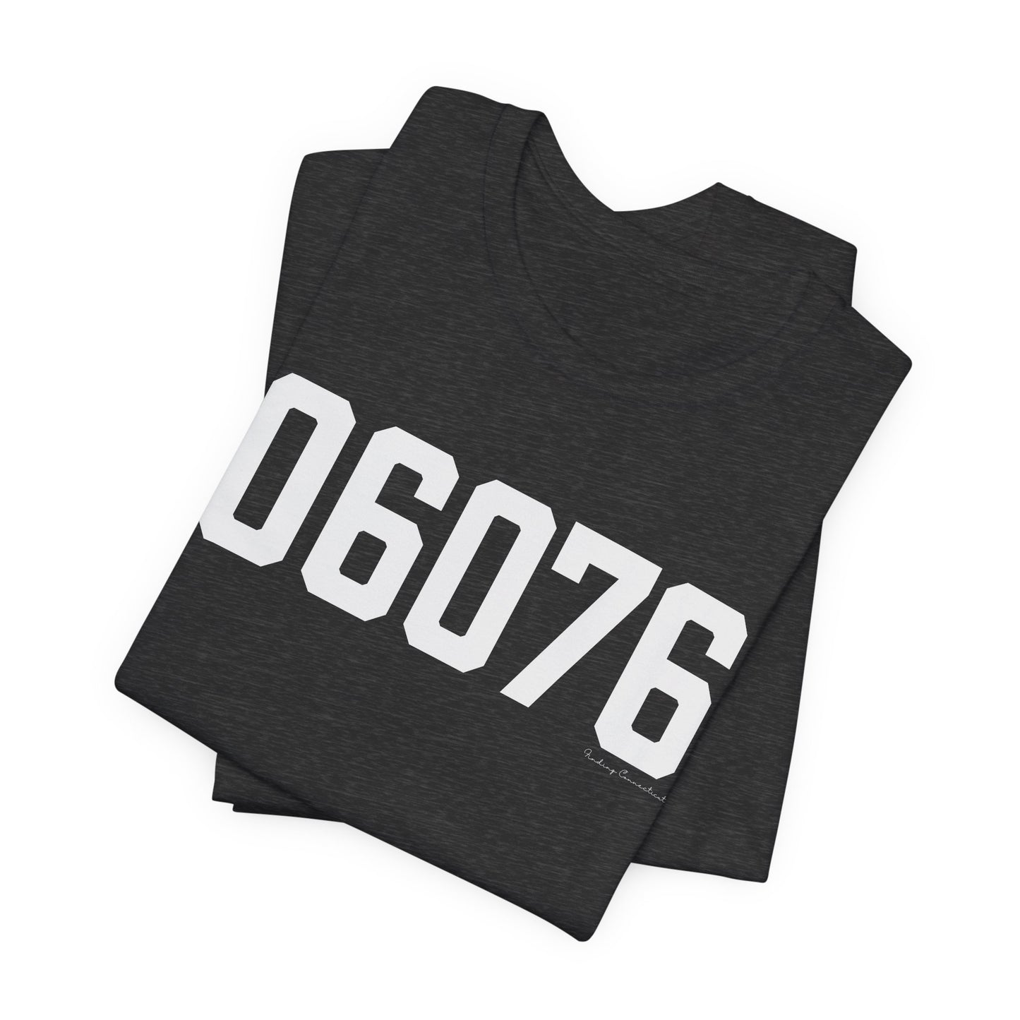 06076 Union CT Zip Code Unisex Jersey Short Sleeve T-Shirt