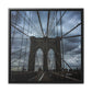 In the middle of the bridge Gallery Canvas Wraps, Square Frame