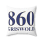 860 Griswold Spun Polyester Square Pillow