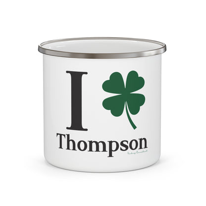 I Clover Thompson Enamel Camping Mug