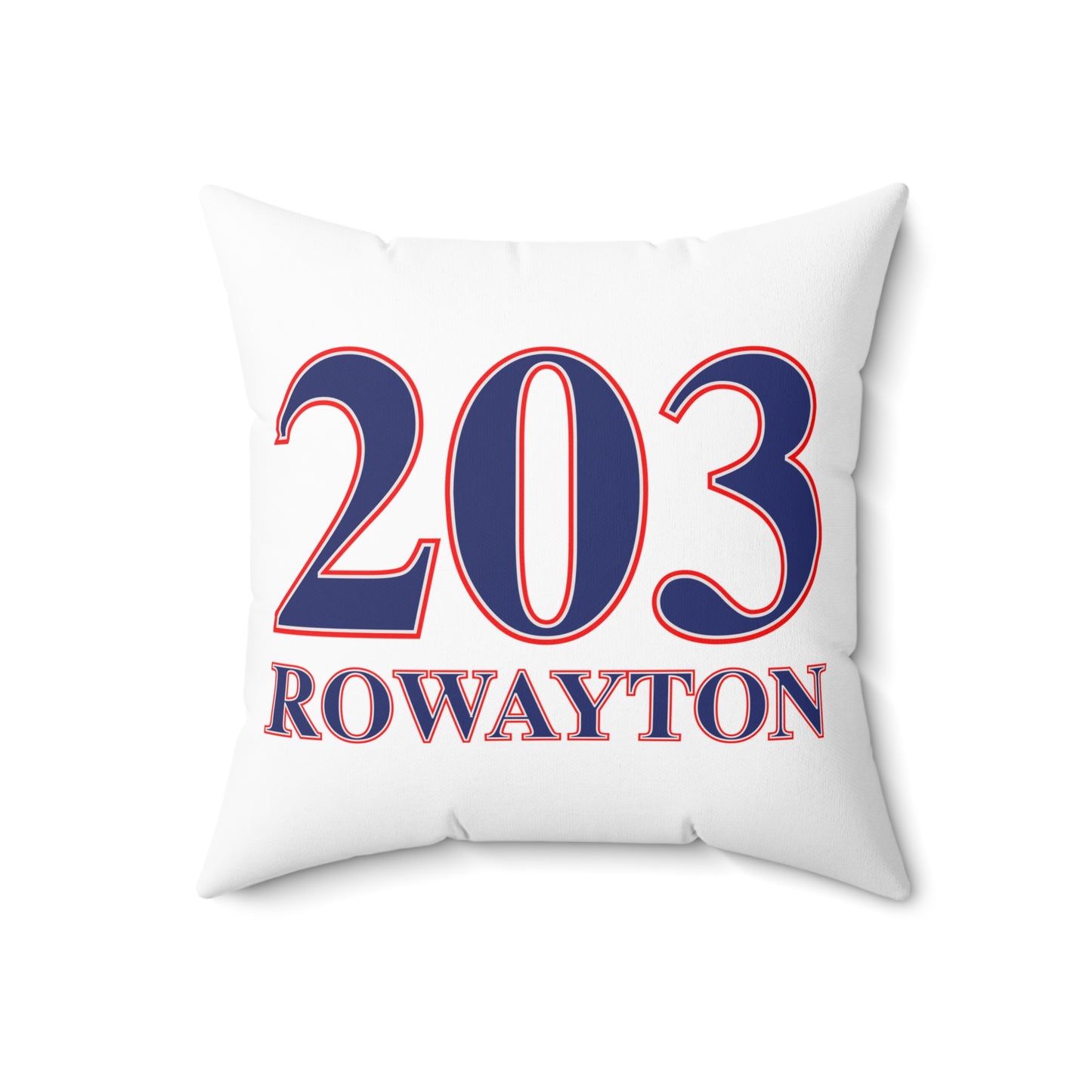 203 Rowayton Red, White & Blue Spun Polyester Square Pillow