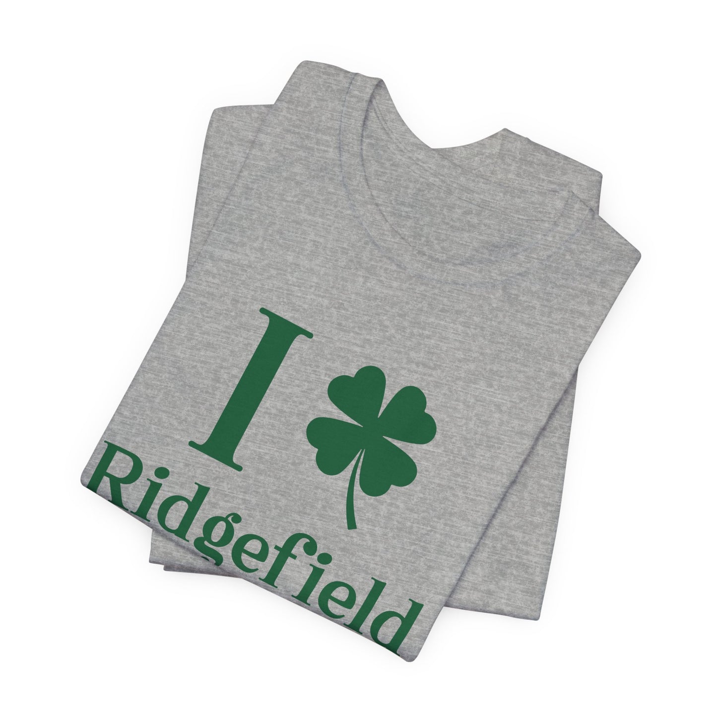 I Clover Ridgefield (Green) Unisex Jersey Short Sleeve Tee